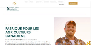 Ligne de crise du bien-être des agriculteurs 
